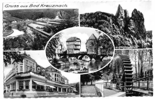 AK, Bad Kreuznach, fünf Abb., 1965