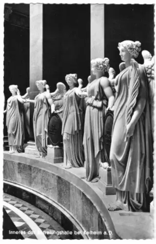 AK, Kehlheim Donau, Befreiungshalle, Innenansicht, 1960