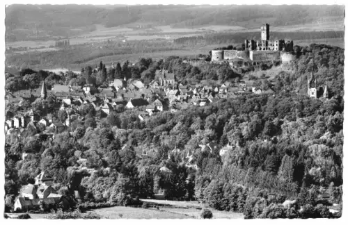 AK, Königstein im Ts., Luftbildansicht, 1956