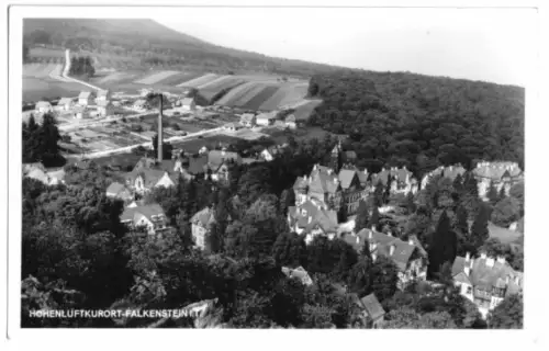 AK, Falkenstein i. Ts., Teilansicht 2, um 1956
