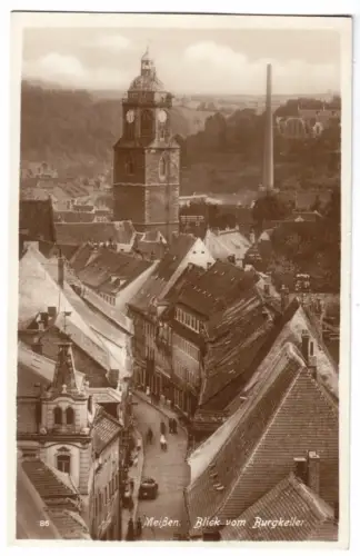 AK, Meißen, Teilansicht, Blick vom Burgkeller, um 1935