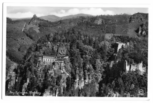 AK, Oybin, Berg Oybin vom Pferdeberg, um 1935