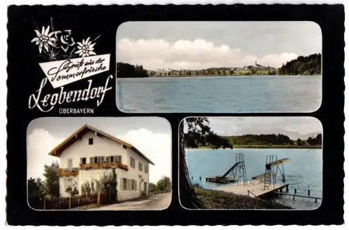 AK, Loebendorf Obb., drei Abb. um 1966