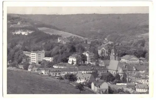 AK, Bad Schwalbach im Taunus, Teilansicht, 1953
