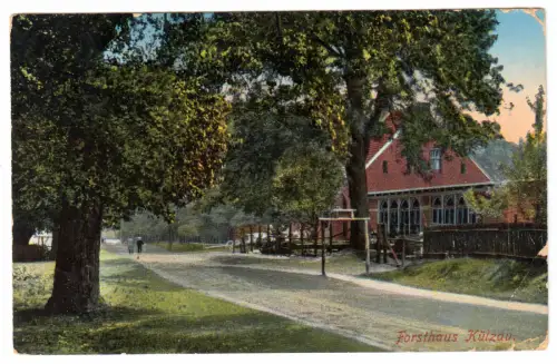 AK, Möser Bz. Magdeburg, Forsthaus Külzau, 1912