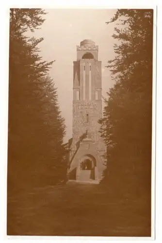 Foto im AK-Format, Seebad Heringsdorf auf Usedom, Bismarckwarte, um 1930