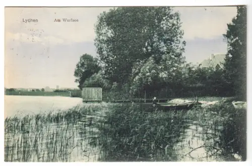 AK, Lychen Uckerm., Stege am Wurlsee, 1909