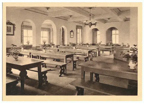 AK, Seebad Heringsdorf auf Usedom, OT Neuhof, Eleonorenheim, Speisesaal, um 1930