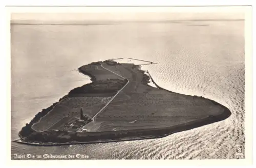 AK, Köslin Ostsee, Insel Greifswalder Oie, Luftbildansicht, um 1932