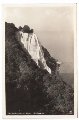 AK, Stubbenkammer auf Rügen, Königsstuhl, um 1935
