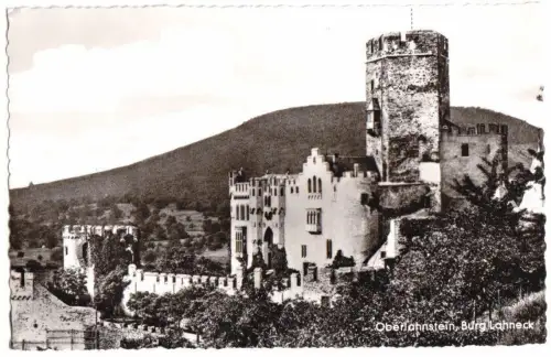AK, Oberlahnstein, Burg Lahneck, 1965