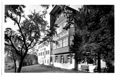 AK, Hallwangen bei Freudenstadt, Kurhaus Waldeck, 1960