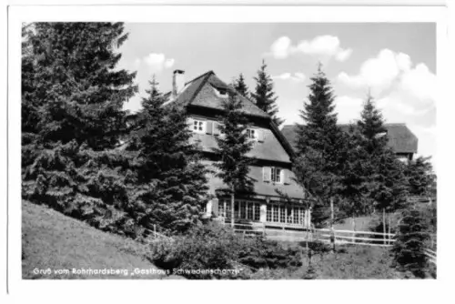 AK, Rohrhardsberg, Gasthaus zur Schwedenschanze, 1970