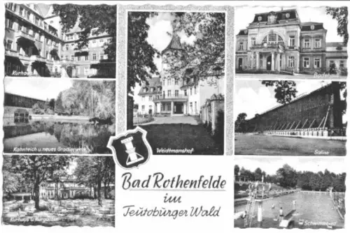 AK, Bad Rothenfelde, sieben Abb., 1968