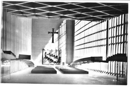 AK, Berlin Charlottenburg, Innenraum d. Kaiser-Wilhelm-Gedächtniskirche, um 1959