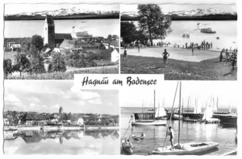 AK, Hangau am Bodensee, vier Abb., 1963