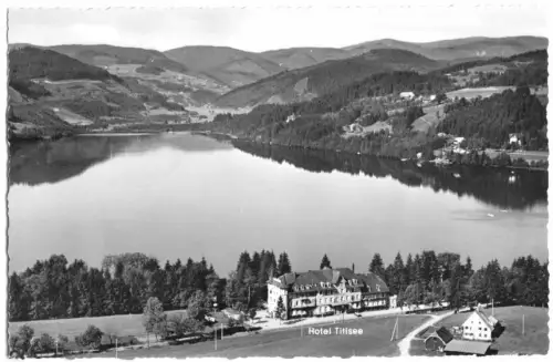 AK, Titisee Hochschwarzw., Hotel Titisee, 1956