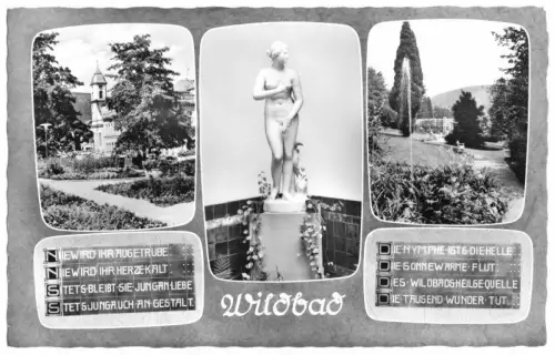 AK, Wildbad im Schwarzw., fünf Abb., um 1965