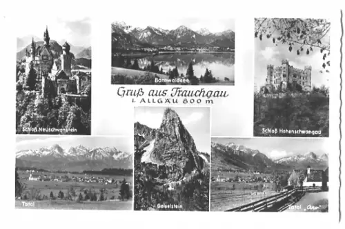 AK, Trauchgau, 6 Abb., ca. 1955