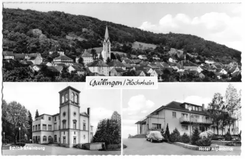 AK, Gailingen Hochrhein, drei Abb., 1965
