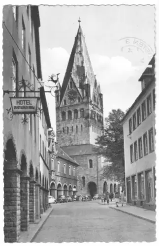 AK, Soest i. Westf., Rathausstr. mit Patroklidom, 1967