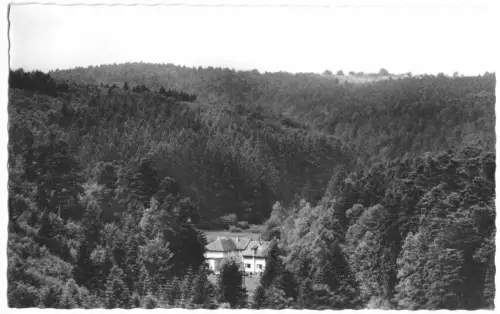 AK, Marxzell im Albtal, Waldhotel Bergschmiede Vers. 2, um 1965