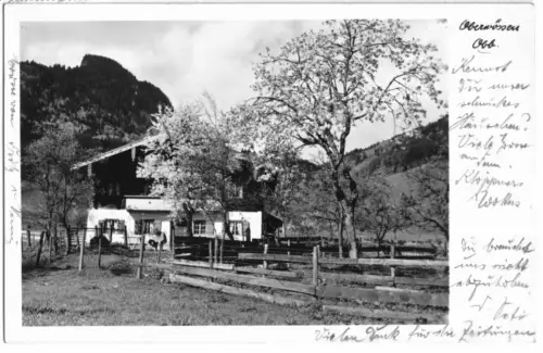 AK, Oberwösssen Obb., Einzelnes Haus, Echtfoto, 1951