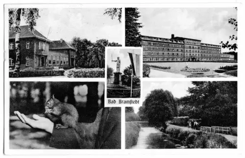 AK, Bad Bramstedt, fünf Abb., 1957