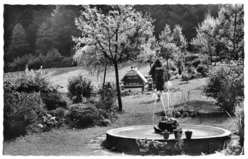AK, Marxzell im Albtal, Waldhotel Bergschmiede Vers. 1, um 1965