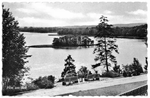 AK, Plön am See, Seeansicht, 1959