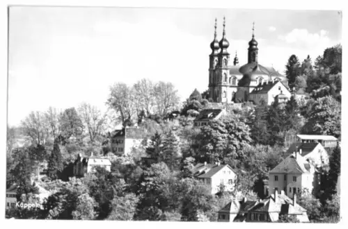 AK, Würzburg, Teilansicht, um 1966