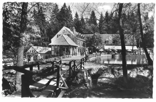 AK, Leopoldstal i.L., Waldhotel "Silbermühle", 1961