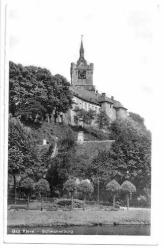 AK, Bad Kleve, Schwanenburg, um 1950