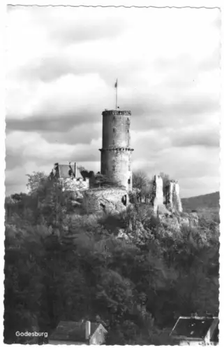 AK, Bad Godesberg, Die Godesburg, um 1958