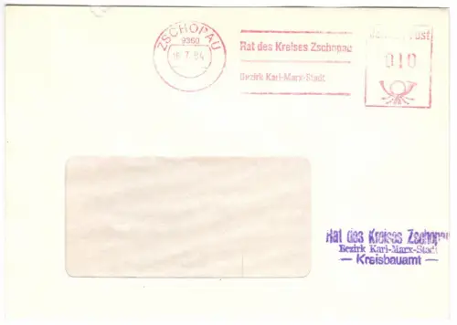 AFS, Rat des Kreises Zschopau, Zschopau, 9360, 16.7.84