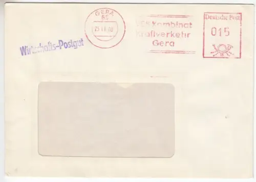 AFS, VEB Kombinat Kraftverkehr Gera, o Gera, 65, 25.11.80