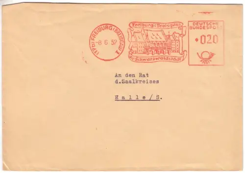 AFS, Freiburg (Breisgau) die Schwarzwaldstadt,(17b) Freiburg (Breisgau)1, 8.6.57
