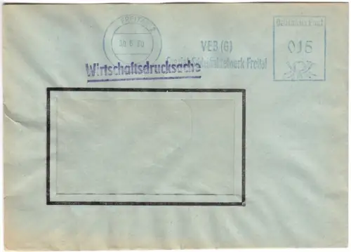 AFS, VEB (G) Spezial-Schleifmittelwerk Freital, o Freital 2, 30.6.60