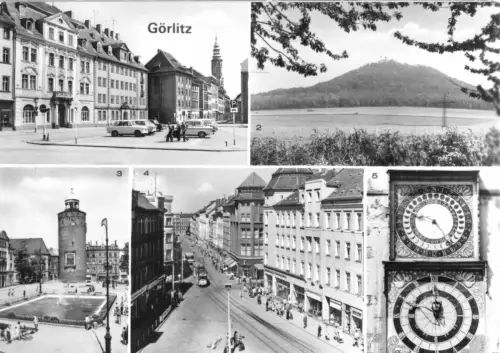 AK, Görlitz, fünf Abb., 1983