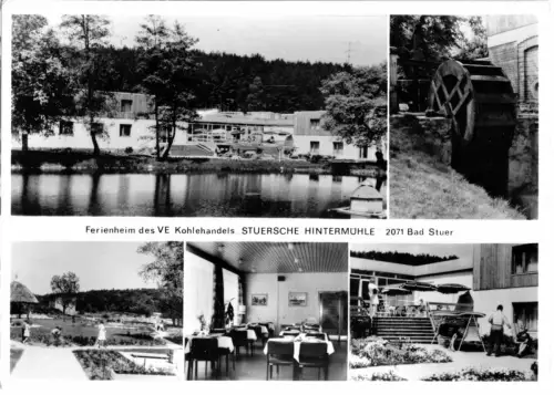 AK, Bad Stuer Kr. Röbel, Stuersche Hintermühle, fünf Abb., 1982