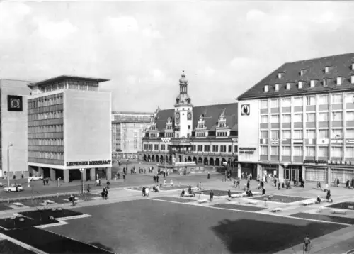 AK, Leipzig, Blick zum Alten Rathaus, 1978