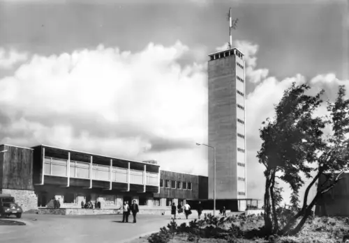 AK groß, Kurort Oberwiesenthal, Neues Fichtelberghaus, 1971