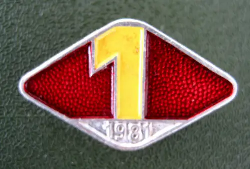 Abzeichen, DDR, Pionierorginisation, Brandschutz-Eins, 1981