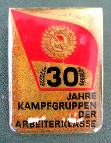 Abzeichen, DDR, 30 Jahre Kampfgruppen der Arbeiterklasse (1984)