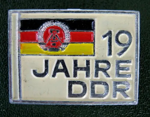 Abzeichen, DDR, 19 Jahre DDR (1968)