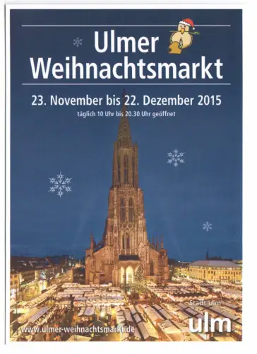 AK, Ulm, Ulmer Weihnachtsmarkt 2015