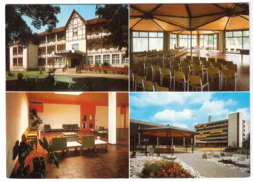 AK, Bad Windsheim, Kurzentrum Augustinum, vier Abb., um 1980