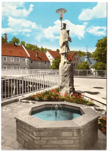 AK, Waischenfeld, Fränk. Schweiz, Brunnen, um 1970