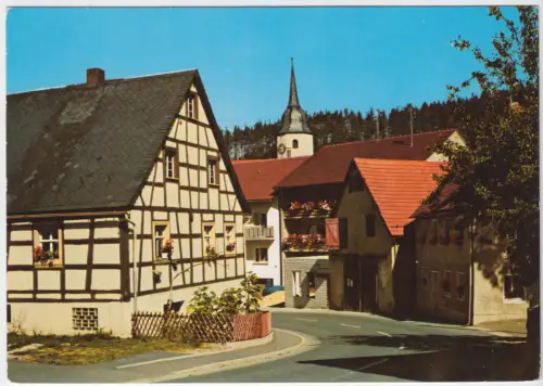 AK, Obertrubach Fränk. Schweiz, Straßenpartie, um 1980