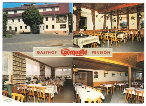 AK, Weißenstadt Fichtelgeb., OT Weißenhaid, Pension Egerquelle, vier Abb., 1980